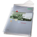 Prospekthülle Maxi, A4, PVC, genarbt, 5 Stück, farblos LEITZ 4757-30-03 LEITZ 4757-30-03 m.Klappe  5St
