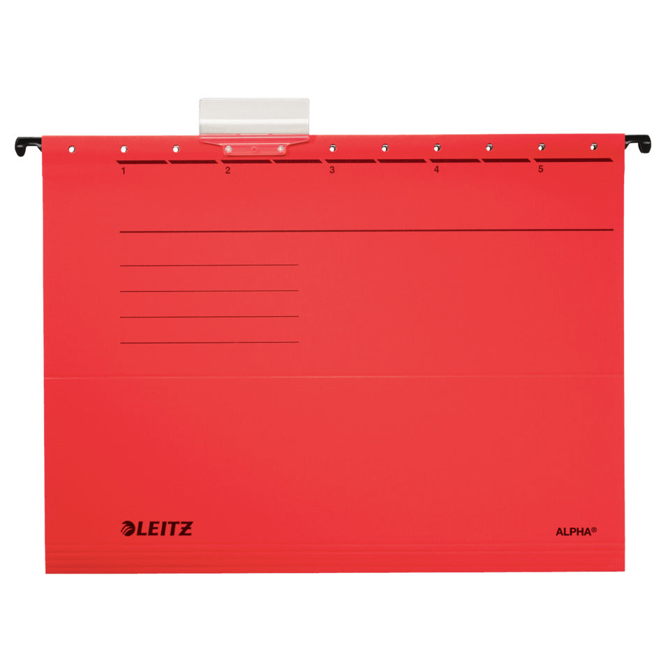 Hängemappe ALPHA®, A4, 275g/m², rot LEITZ 1985-00-25