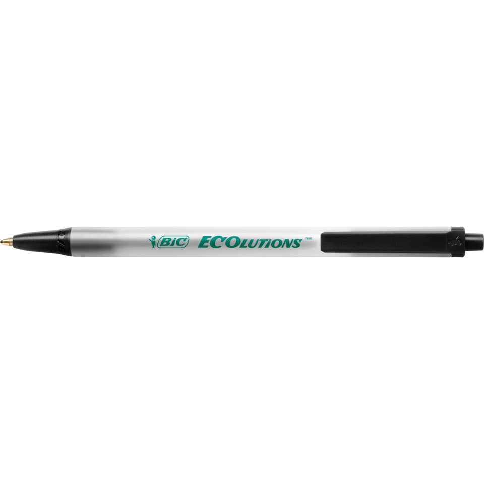 Kugelschreiber ECOlutions® Clic Stic, 0,4 mm, schwarz BIC 8806871 BIC 8806871/8766211 Clic Stic  0.4mm