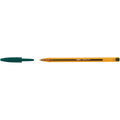 Kugelschreiber Cristal® Original fine, 0,35 mm, grün BIC 872729 BIC 872729 gelber Schaft