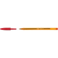 Kugelschreiber Cristal® Original fine, 0,35 mm, rot BIC 872720 BIC 872720 gelber Schaft