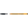 Kugelschreiber Cristal® Original fine, 0,35 mm, schwarz BIC 872731 BIC 872731 gelber Schaft