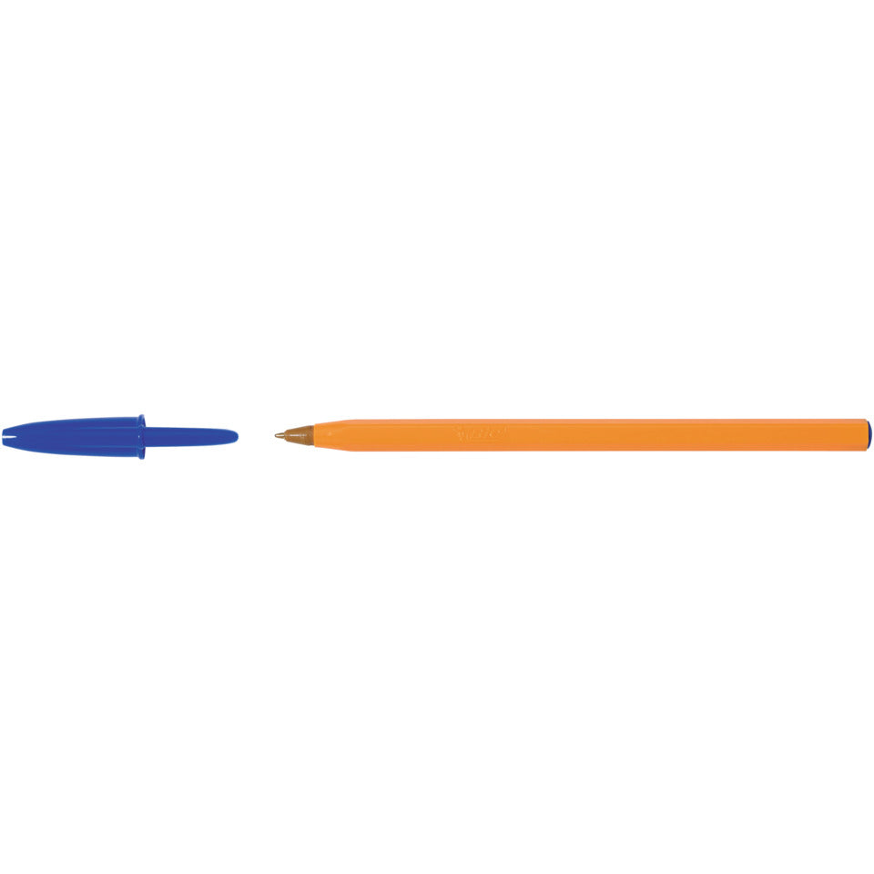 Kugelschreiber Orange Original fine, Kappenmodell, 0,35 mm, blau BIC 8099221 BIC 8099221/1199110111
