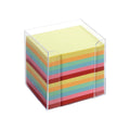 Zettelbox, 9 x 9 x 9cm, 700 Blatt, intensivfarben FOLIA 9902 FOLIA 9902 Zettel intensivfarb