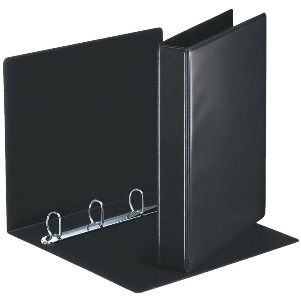 Ringbuch Präsentation, mit Taschen, A4, PP, 4 Ringe, 30 mm, schwarz ESSELTE 49717