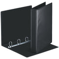 Ringbuch Präsentation, mit Taschen, A4, PP, 4 Ringe, 30 mm, schwarz ESSELTE 49717