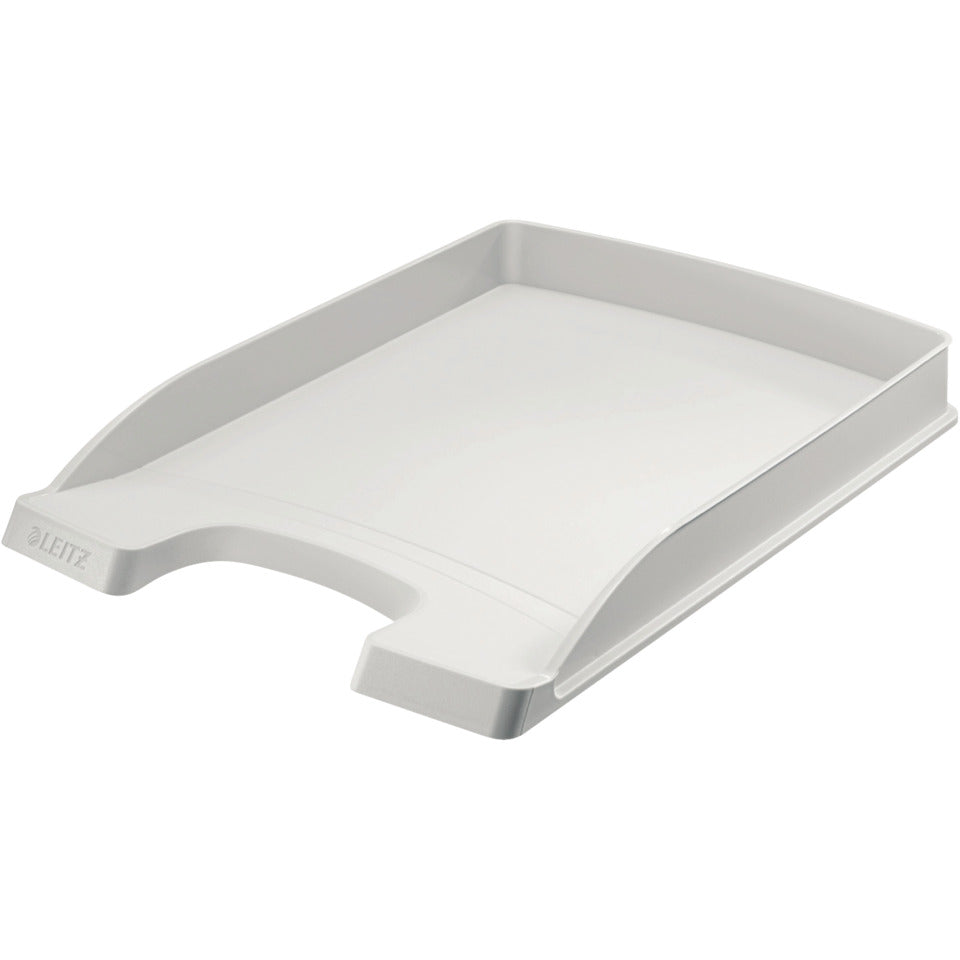 Briefkorb Flach Plus, A4, extra flach, Polystrol, grau LEITZ 5237-00-85