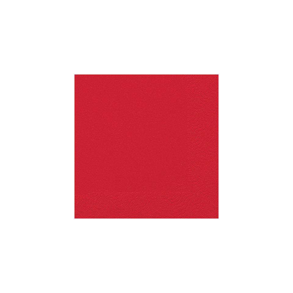 Zelltuch-Serviette, 24x24cm, 3-lagig, 20 Stück, brillant rot DUNI 104061 DUNI 104061/ 3lagig.  24 cm