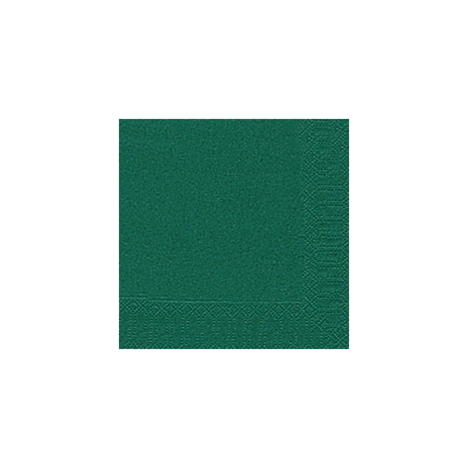 Zelltuch-Serviette, 33 x 33cm, 3-lagig, 20 Stück, dunkelgrün DUNI 104049 DUNI 104049/ 3lagig  33 cm