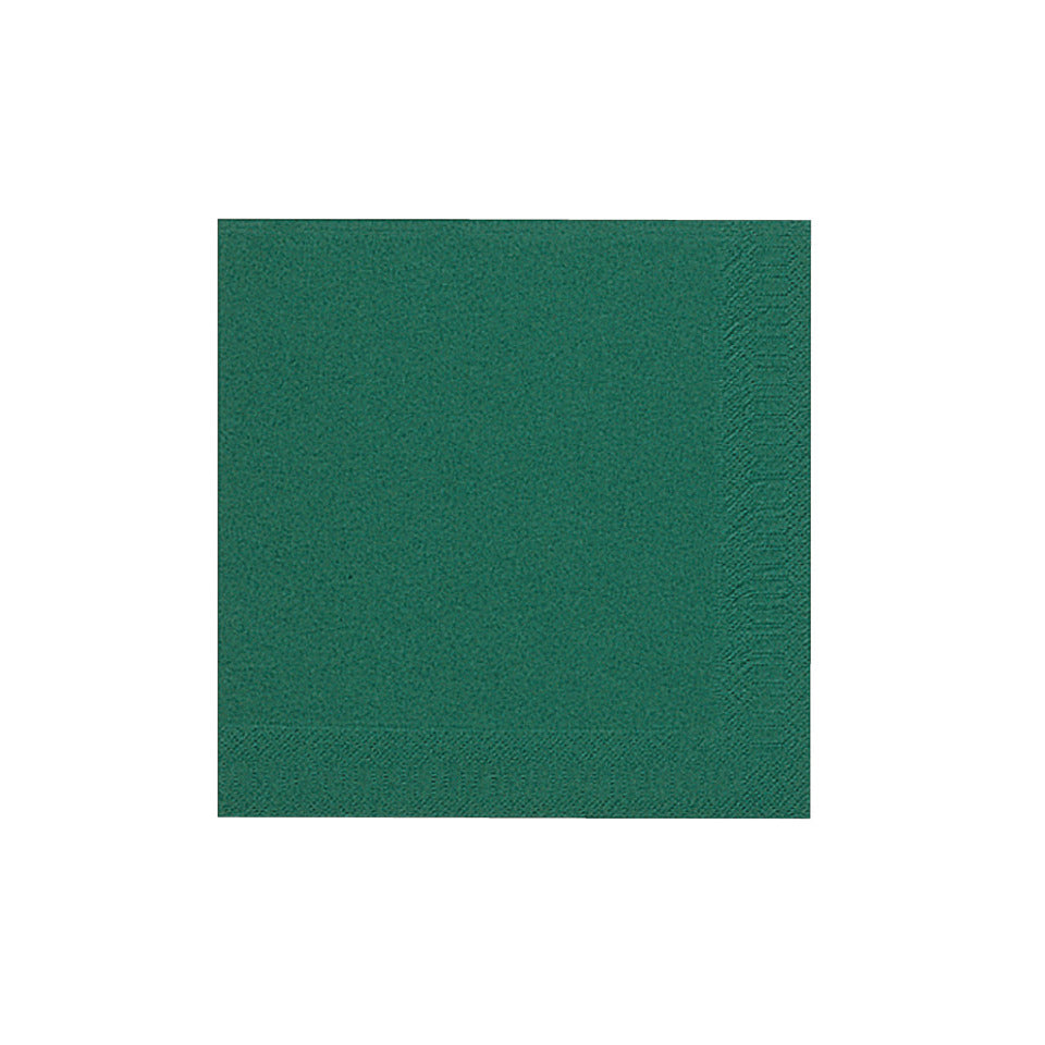 Zelltuch-Serviette, 40 x 40cm, 3-lagig, 20 Stück, dunkelgrün DUNI 104050 DUNI 104050/ 3lagig.  40 cm