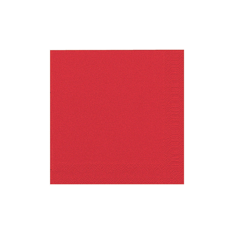 Zelltuch-Serviette, 40 x 40cm, 3-lagig, 20 Stück, brillant rot DUNI 104063 DUNI 104063/ 3lagig.  40 cm