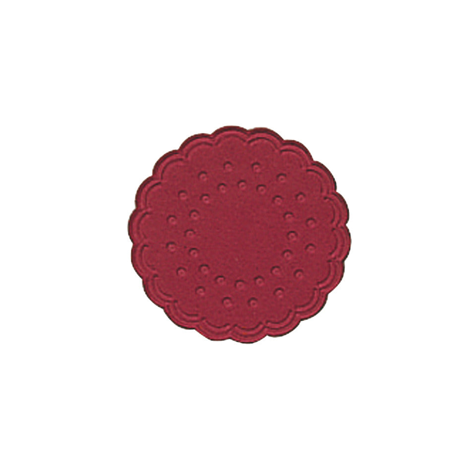 Tassenuntersetzer Zelltuch, ø 7,5 cm, 25 Stück, bordeaux DUNI 351843 DUNI 351843 Zellt. D7,5cm 25ST