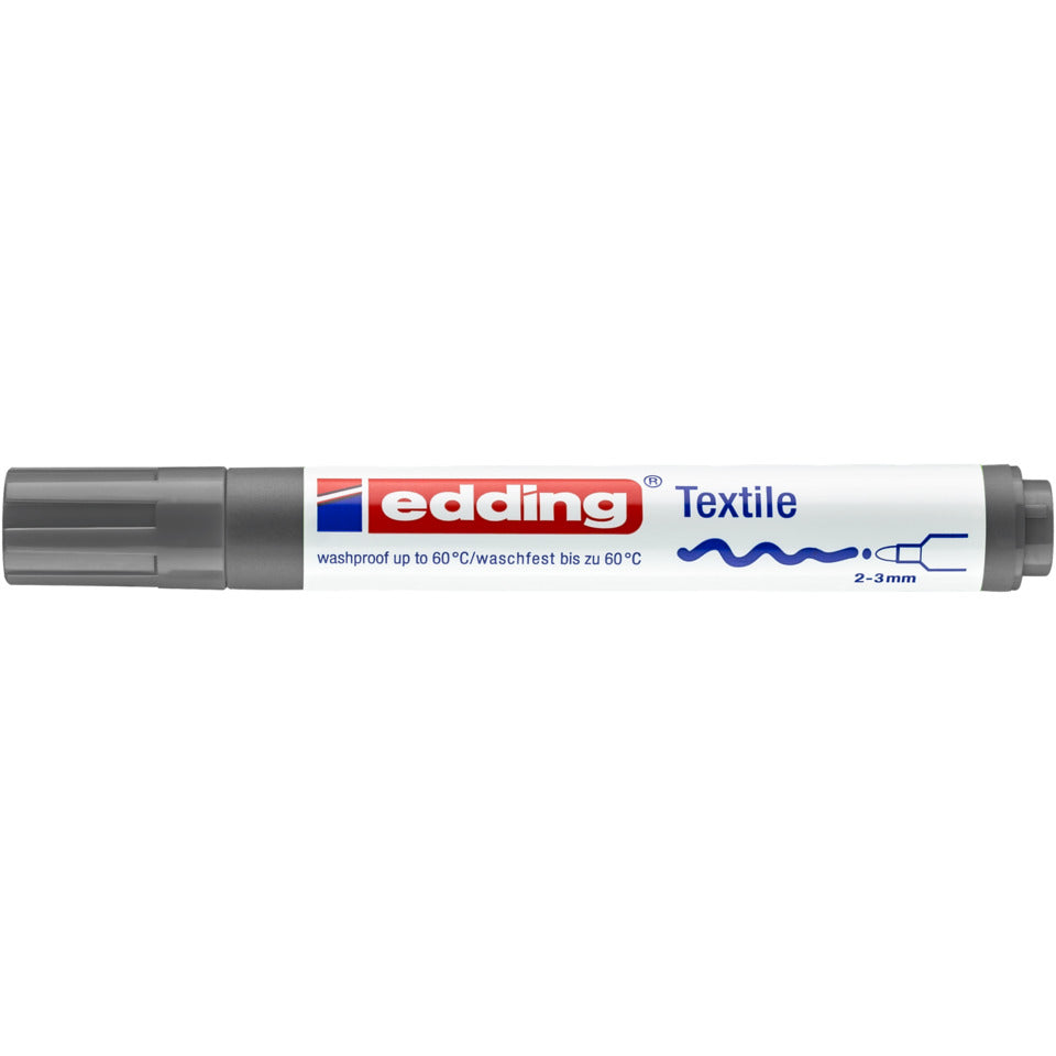 Textilmarker 4500, 2-3mm, grau EDDING 4500012 EDDING 4500 12  2-3mm