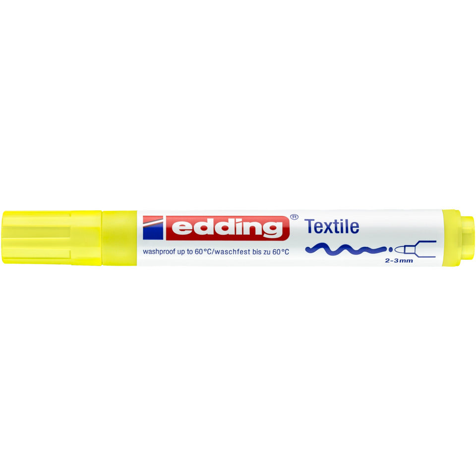 Textilmarker 4500, 2-3mm, neongelb EDDING 44500065 EDDING 4500 65 2-3mm