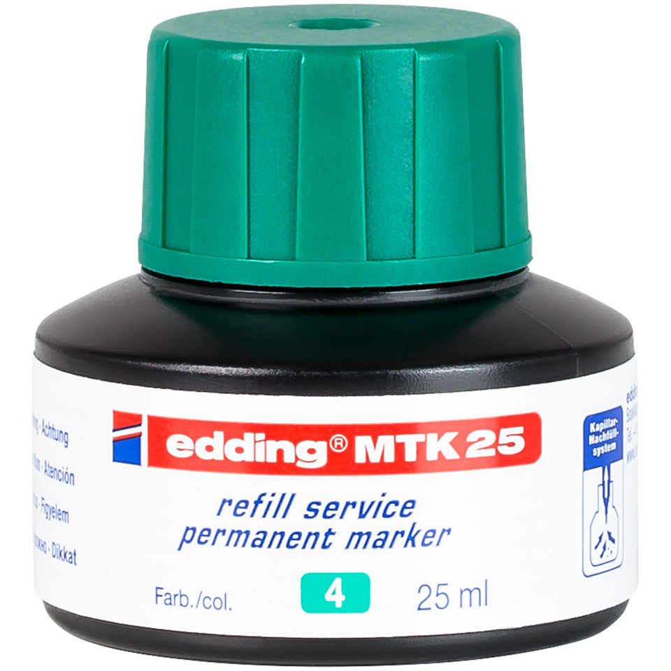 Nachfülltinte MTK 25 Permanentmarker, 25 ml, grün EDDING MTK25-004 EDDING MTK25-004 Besorgung