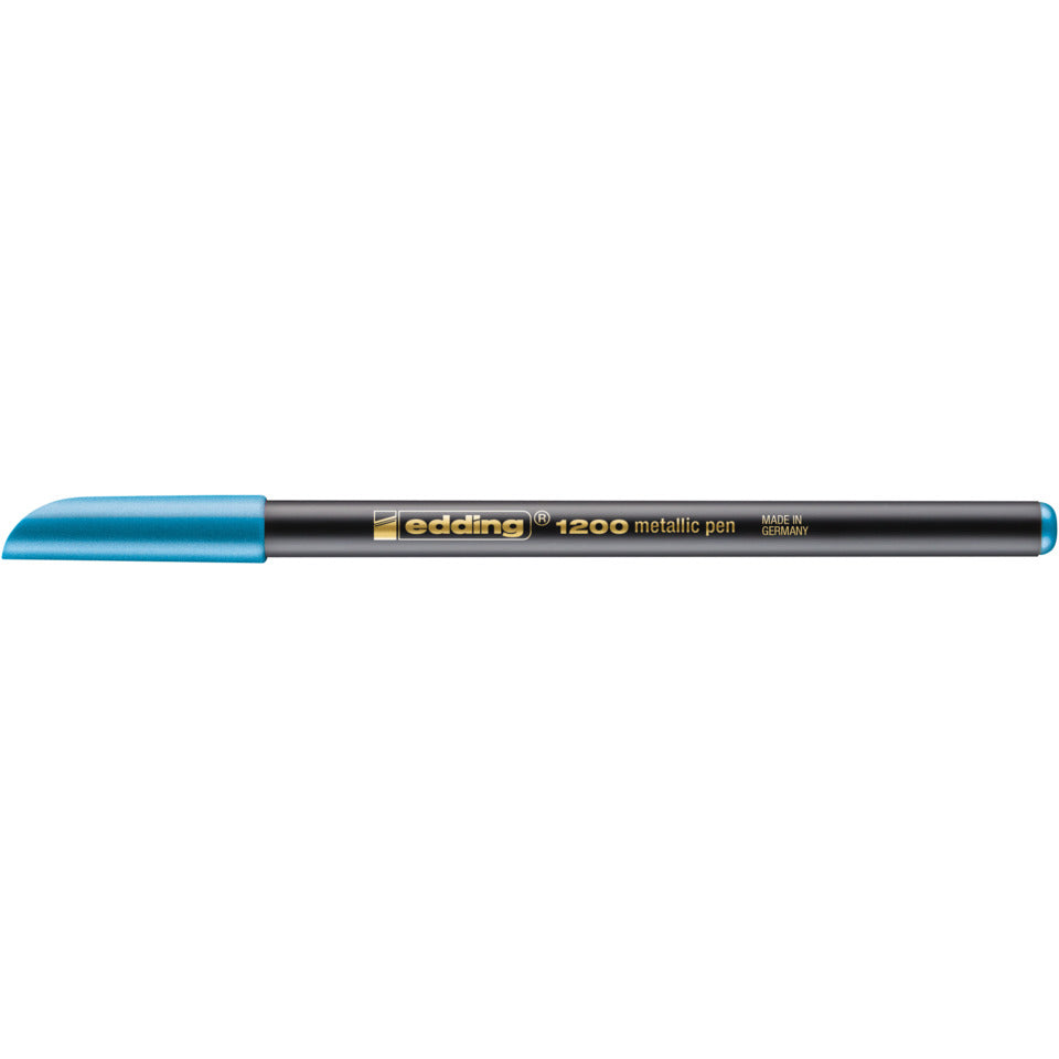 Faserschreiber 1200, 1-3mm, Rundspitze, blau-metallic EDDING 4-1200073