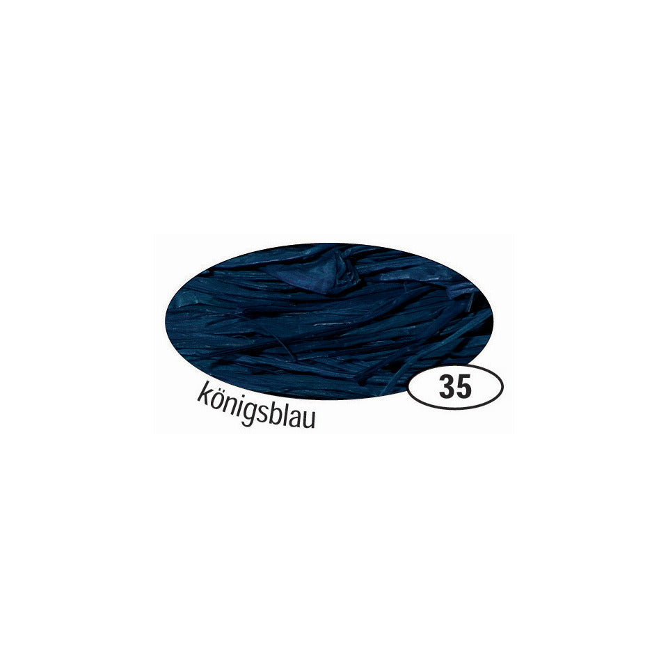 Bast Raffia matt, 50g, königsblau FOLIA 9035 FOLIA 9035 50g  Naturbast