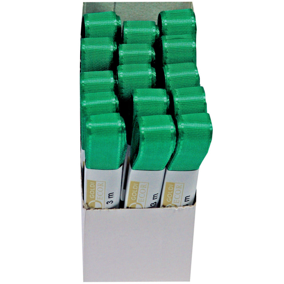 Taftband, 15mmx3m, grün GOLDINA 1445015501503 144515501503