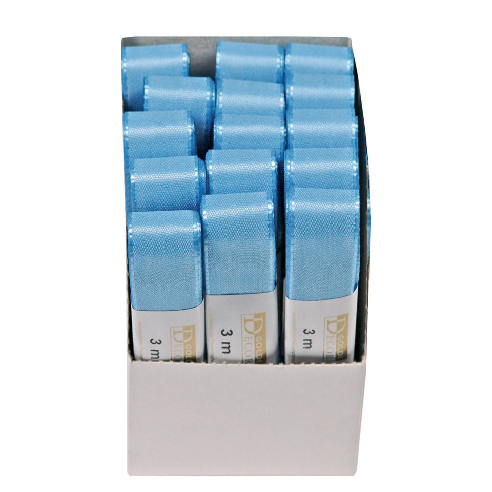 Zierband Taft, 25mmx3m, hellblau GOLDINA 1445025311503 144525311503
