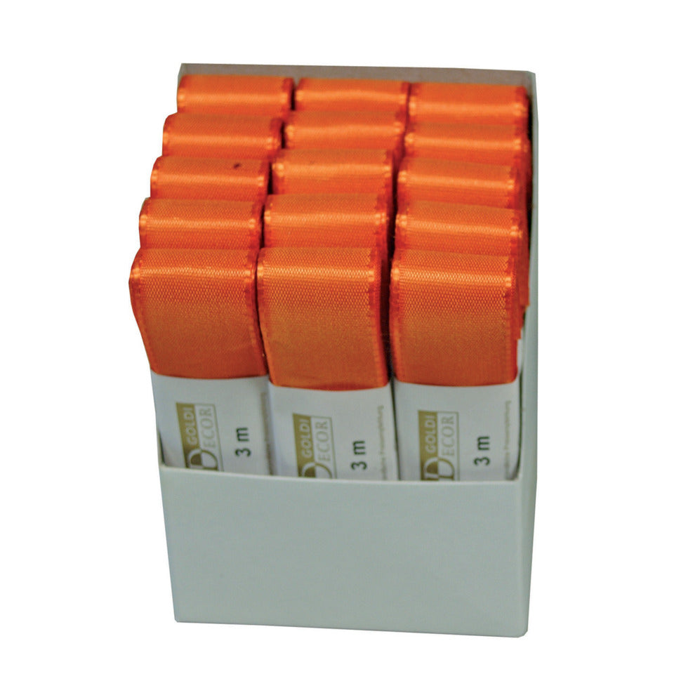 Zierband Taft, 25mmx3m, orange GOLDINA 1445025401503 144525401503