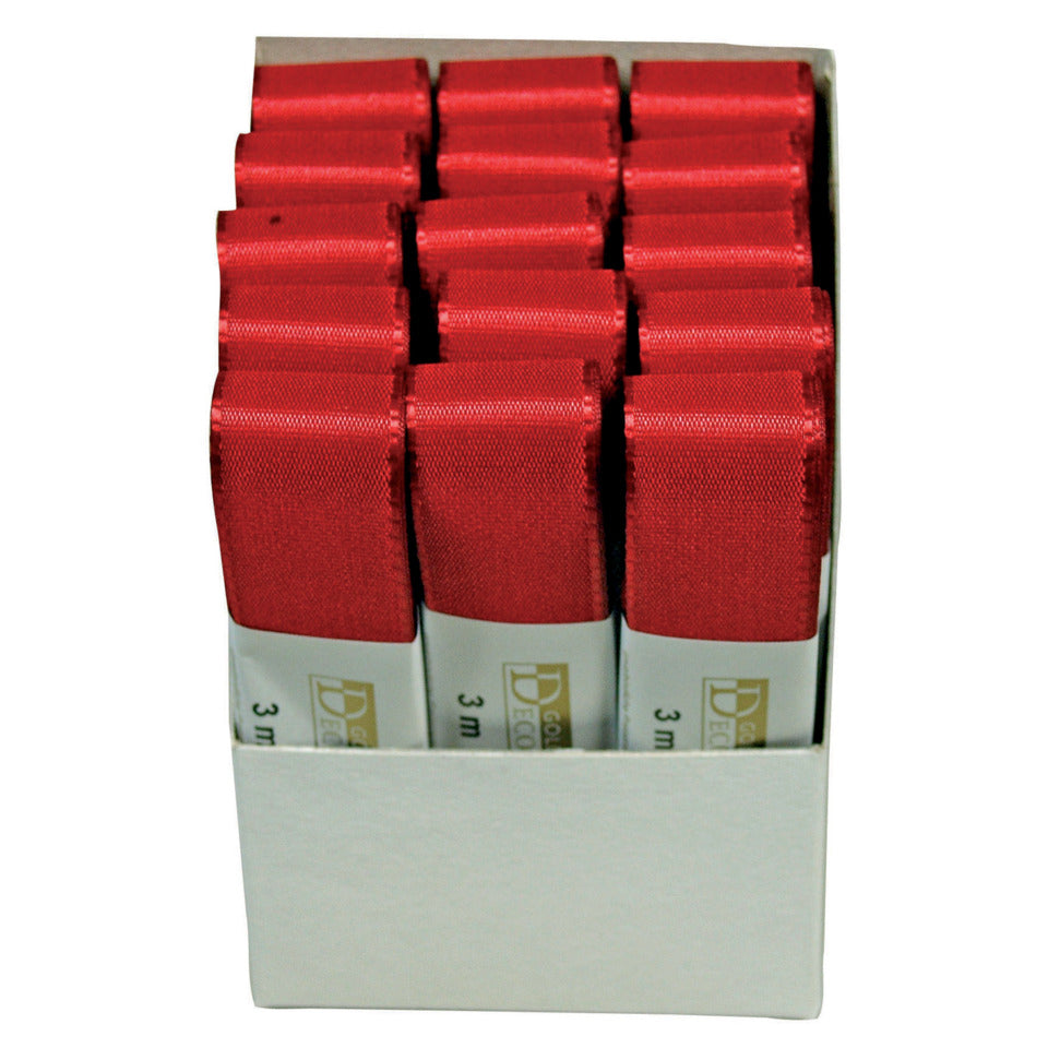 Taftband, 25mmx3m, weinrot GOLDINA 1445025261503 144525261503