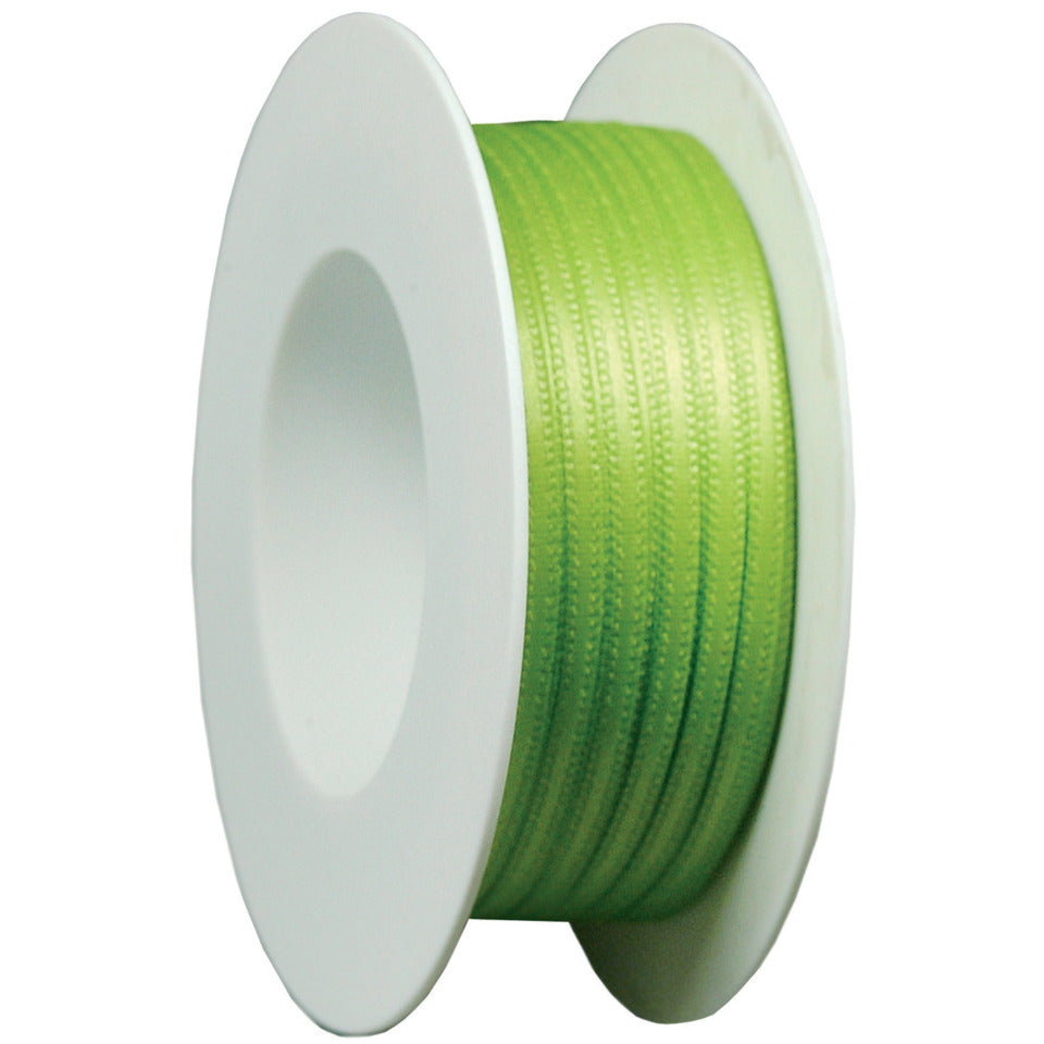 Doppelsatinband, 3mmx50m, apfelgrün GOLDINA 8972035510050 8972 03551 0050