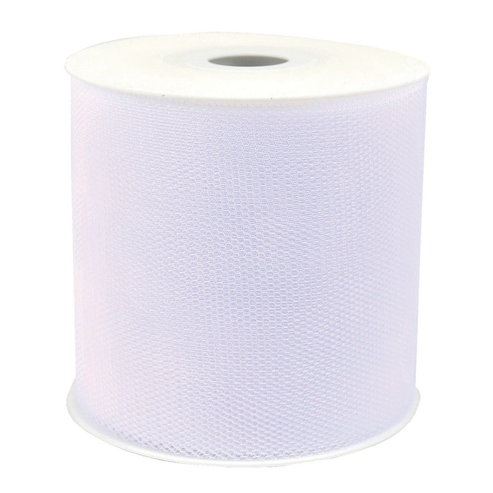 Zierband, 100mmx50m, Tüll, weiß GOLDINA 8498 10001 0050