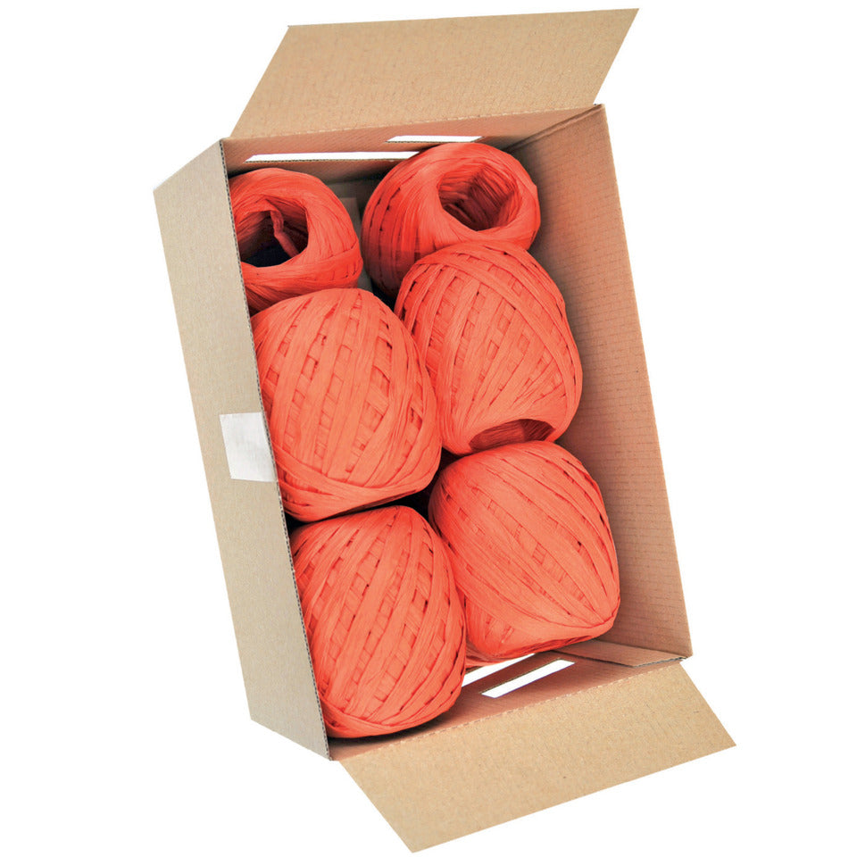 Eiknäuel Raffia, 7mmx30m, orange GOLDINA 1094 0740 1030