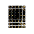 Buchstabenetikett A-Z, 13x13mm, 96 Stück, schwarz HERMA 4130 HERMA 4130 13x13 mm gold geprägt