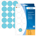 Etiketten permanent, Ø32mm, 480 Stück, blau HERMA 2273 HERMA 2273 480 Stück permanent haftend