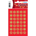 Sticker Sterne 6-zackig, gold Ø 14 mm, 1-24 HERMA 3924 HERMA 3924   mit Zahlen 1-24