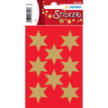 Sticker Sterne 6-zackig, gold Ø 33 mm, 24 Stück HERMA 3925 HERMA 3925 Weihnachten