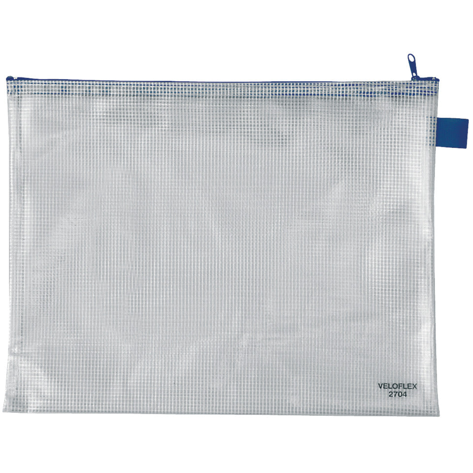 Reißverschlusstasche, A4, transparent VELOFLEX 2704 000 VELOFLEX 2704000  355x270mm