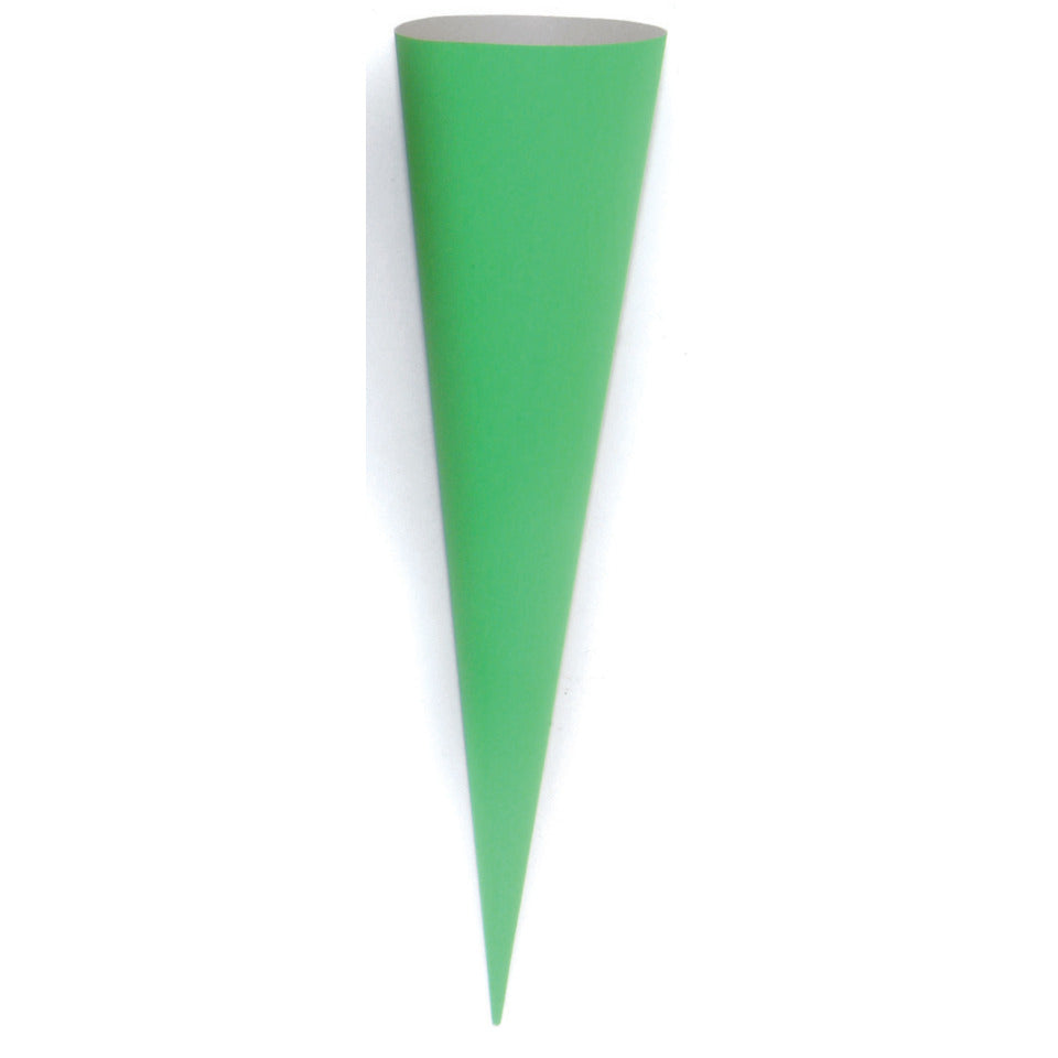 Bastelschultüte, Rohling, 70cm, ohne Verschluss, grün GOLDBUCH 97812