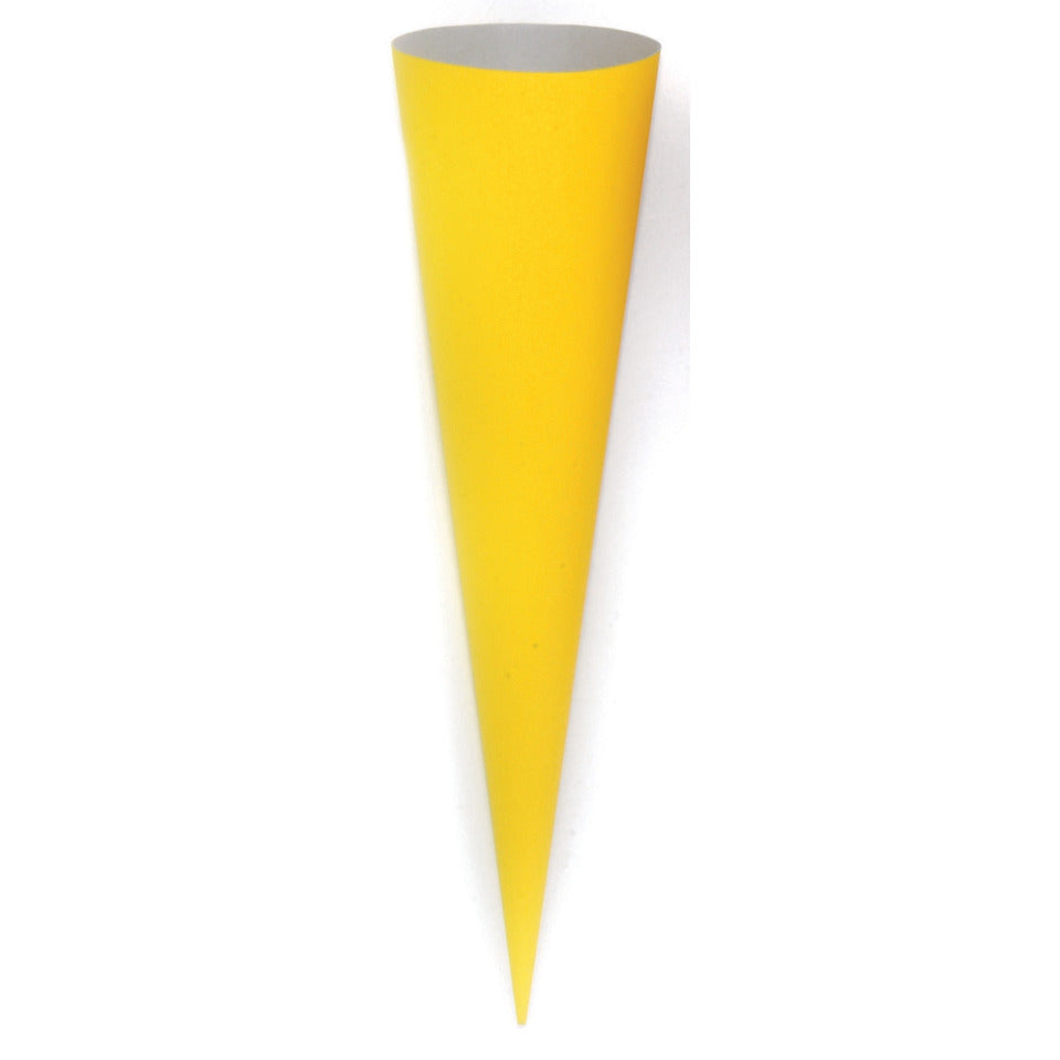 Bastelschultüte, Rohling, 70cm, ohne Verschluss, gelb GOLDBUCH 97814