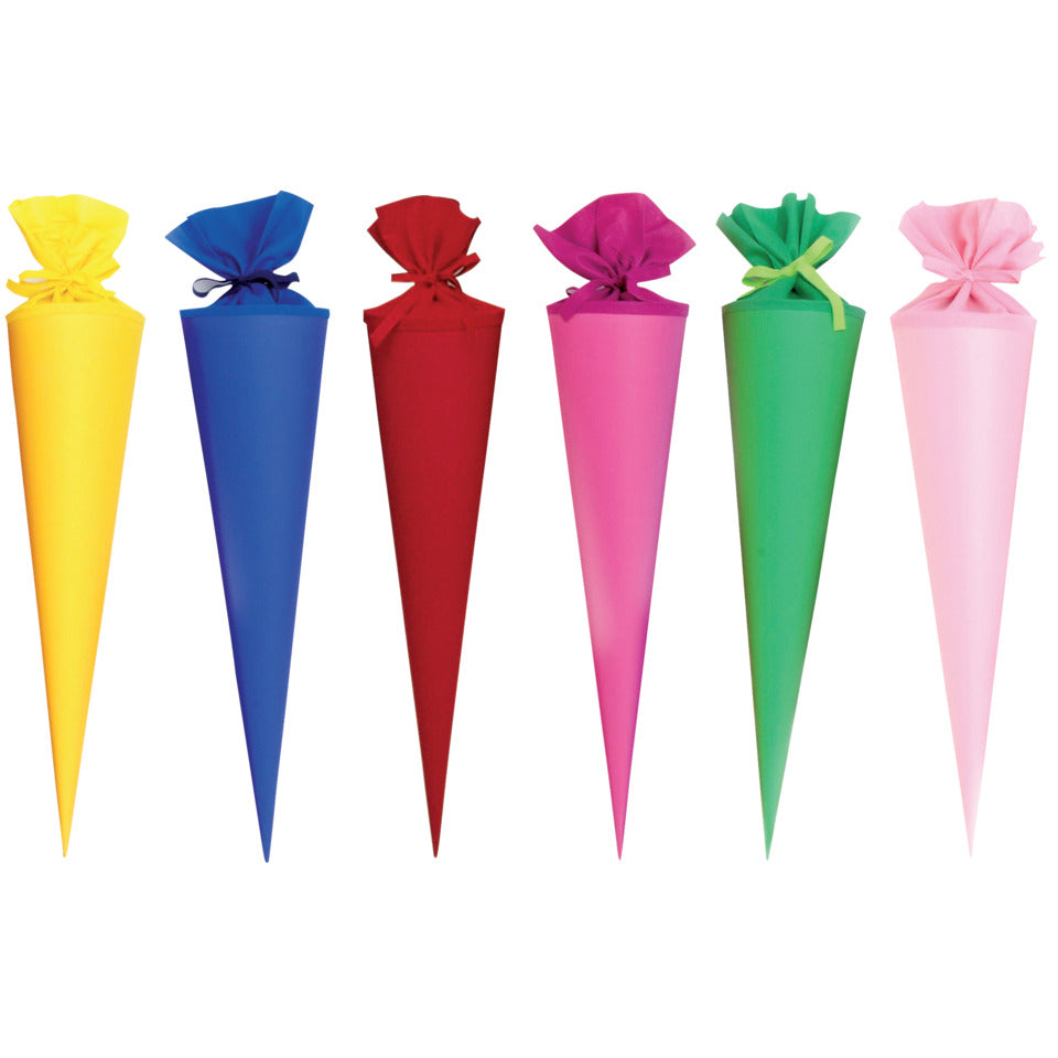 Bastelschultüte, Rohling, 70cm, Filzverschluss, sortiert GOLDBUCH 97820 GOLDBUCH 97820 Filz