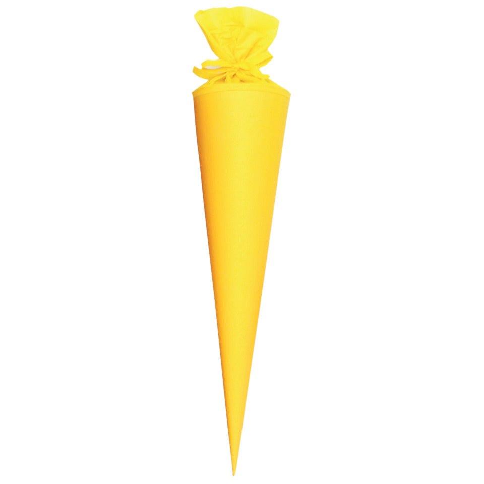 Bastelschultüte, 70cm, Filzverschluss, gelb GOLDBUCH 97824 GOLDBUCH 97824 uni Filz