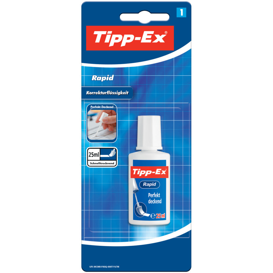 Korrekturfluid Rapid 25 ml weiß TIPP-EX 8871603 TIPP-EX 8871603  Blister