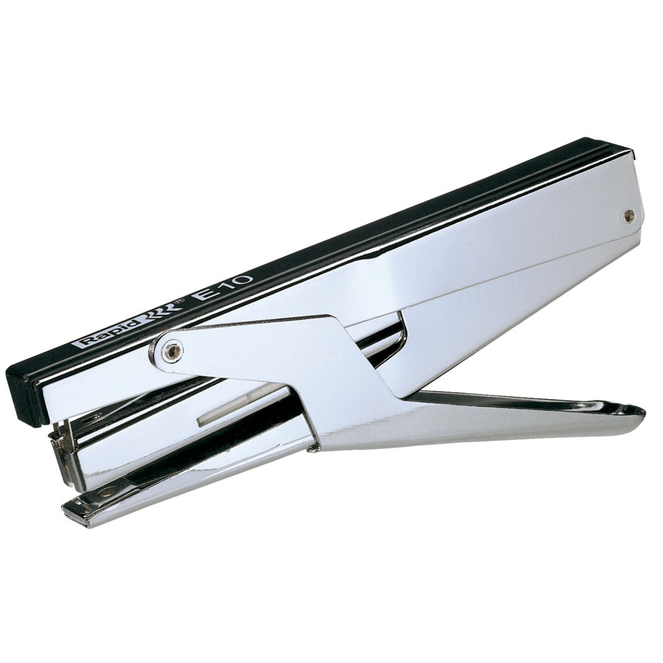 Heftzange E10, 15 Blatt, Einlegetiefe 51 mm, chrom RAPID 21310400 RAPID 21310400 Metall