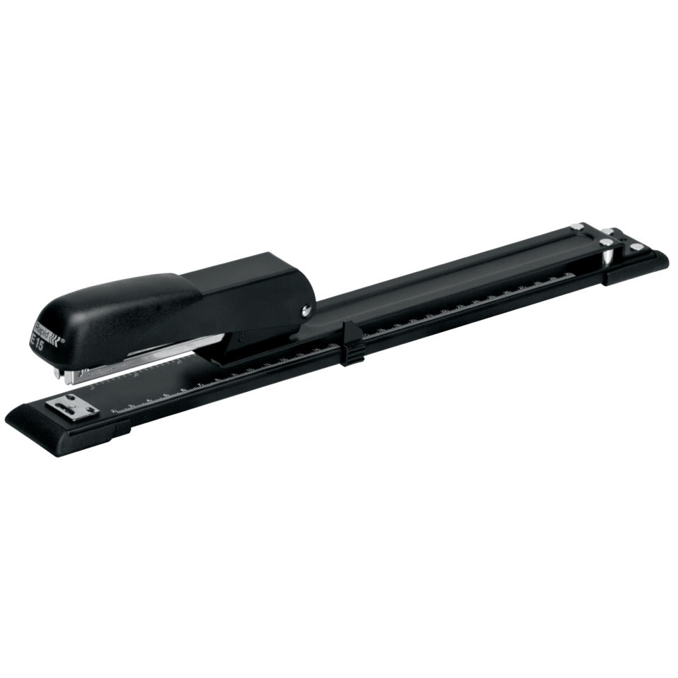 Langarm-Heftgerät E15, 20 Blatt, Einlegetiefe 320 mm, 20 Blatt, schwarz RAPID 20598000 RAPID 20598000  20 Blatt