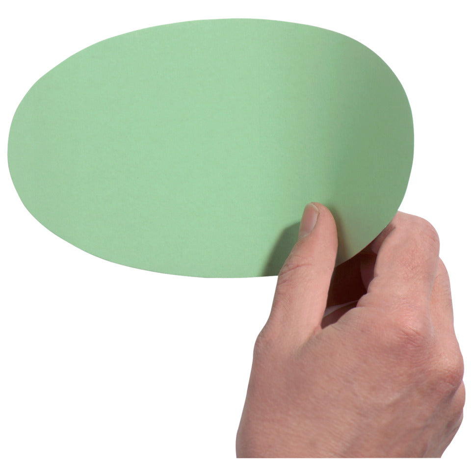 Moderationskarte Oval - selbstklebend, 190 x 110 mm, Altpapier, 300 Stück, sortiert FRANKEN UMZS111999 FRANKEN UMZS111999 300ST skl