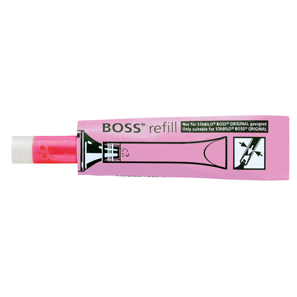 Textmarker Nachfüllsystem BOSS® ORIGINAL, 3ml, pink STABILO 070/56 STABILO 070-56  Nachfüllsystem