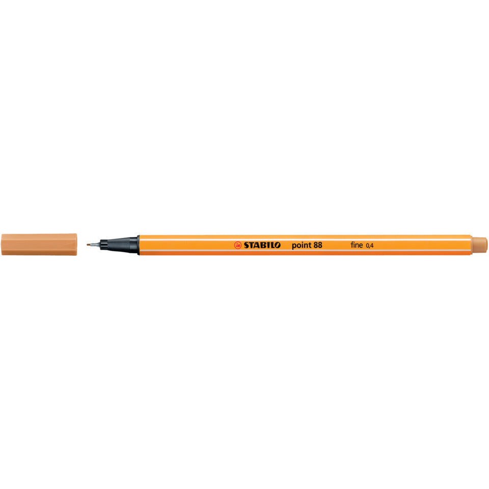 Fineliner point 88®, 0,4 mm, ocker dunkel STABILO 88/89