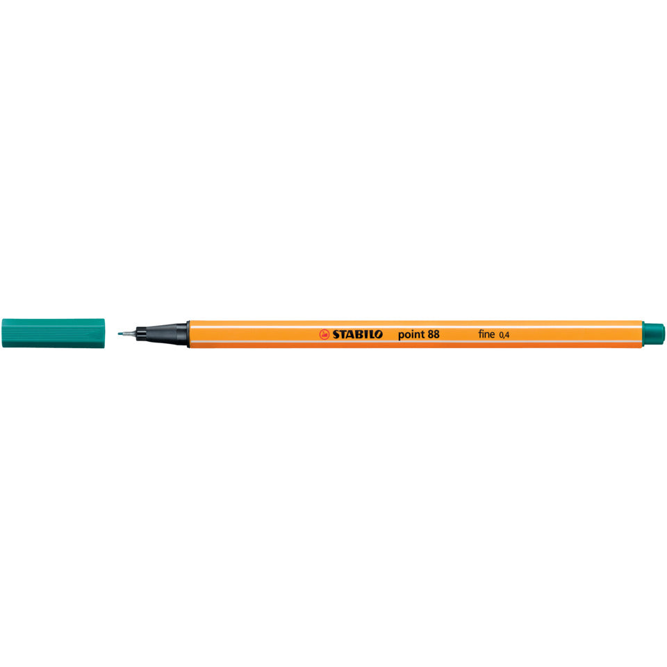 Fineliner point 88®, 0,4 mm, türkisblau STABILO 88/51