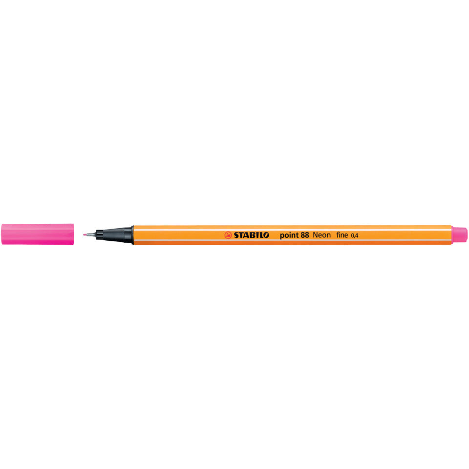Fineliner point 88®, 0,4 mm, neonpink STABILO 88/056