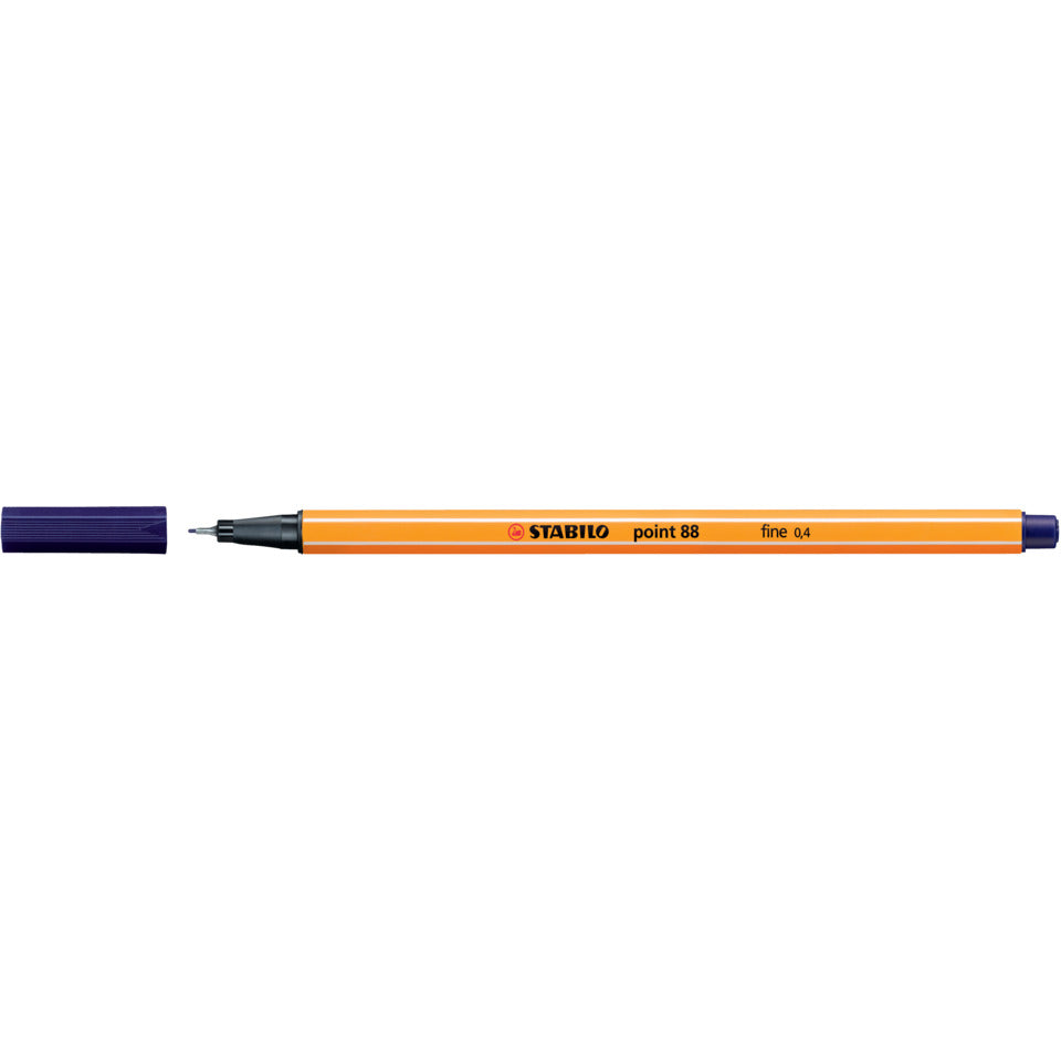Fineliner point 88®, 0,4 mm, nachtblau STABILO 88/22