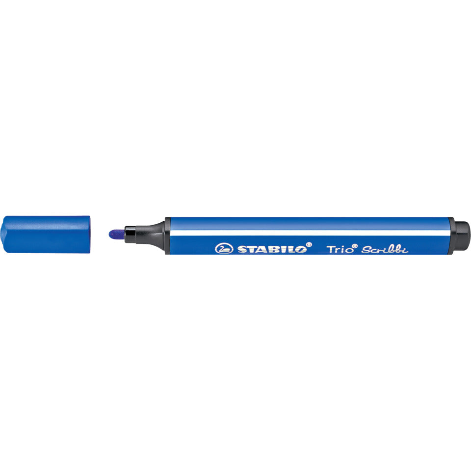 Fasermaler Trio® Scribbi, 1,5 - 2,0 mm, blau STABILO 368/932
