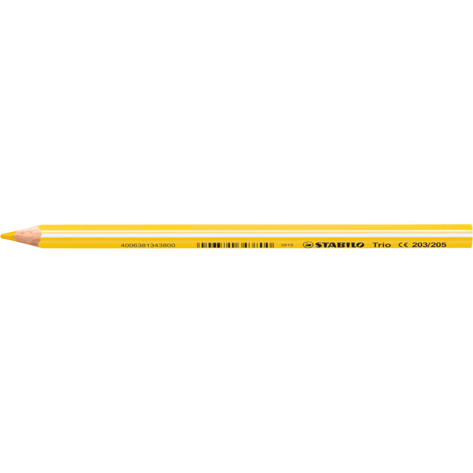 Farbstift Trio®, dick, 4,2 mm, gelb STABILO 203/205
