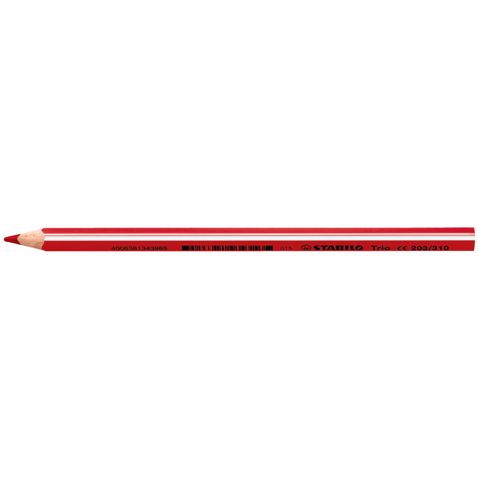 Farbstift Trio®, dick, 4,2 mm, rot STABILO 203/310