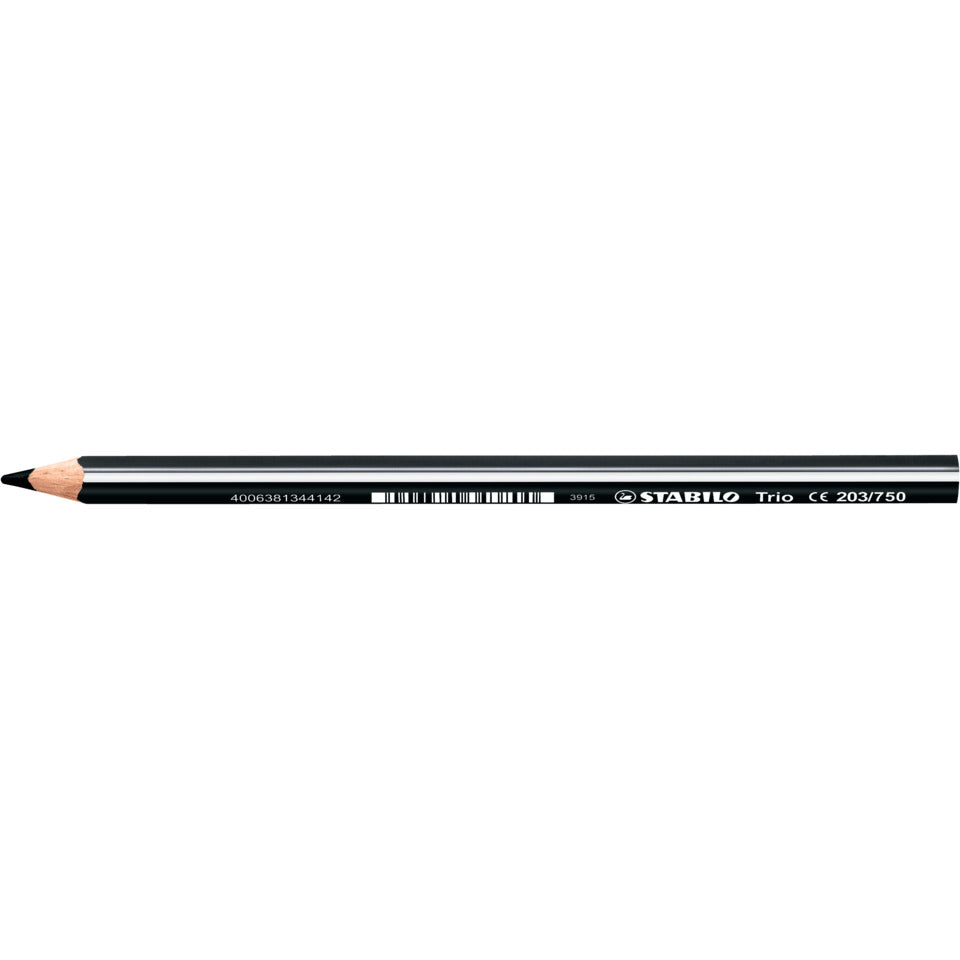 Farbstift Trio®, dick, 4,2 mm, schwarz STABILO 203/750